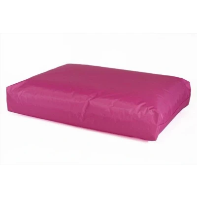 Afbeelding van Hondenkussen nylon roze 75x55x10 cm EPS korrels