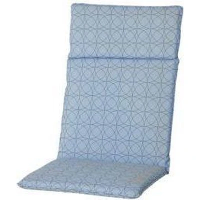 Afbeelding van Madison Tuinstoelkussen hoge rug 50x120 cm Universeel Circle blue outdoor