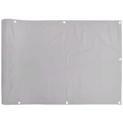 Afbeelding van Tuinscherm 600x90 cm PVC grijs
