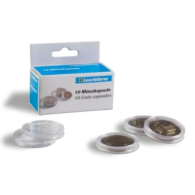 Afbeelding van Muntcapsules Rond geschikt voor munten Ø 21.5 mm.