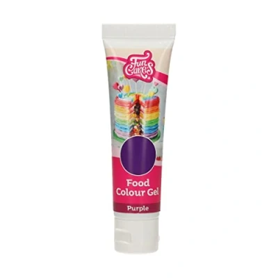 Afbeelding van FunCakes Voedingskleurstof Gel Paars 30g Kleurstof Hoog Geconcentreerd