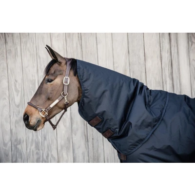 Afbeelding van Kentucky Horsewear All Weather Halsdeel Waterdicht Classic met oren Navy 0 gr S