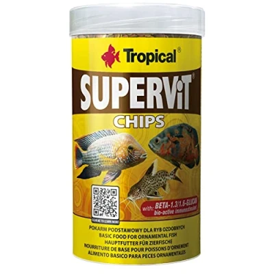 Afbeelding van Tropical Supervit Chips 250ml Aquarium Visvoer