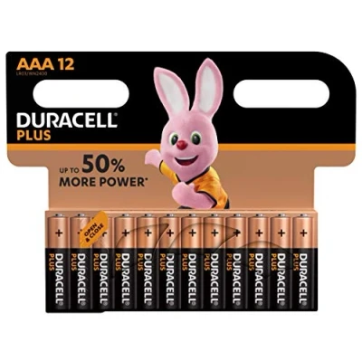 Afbeelding van Duracell 8 stuks plus Power Micro AAA batterijen + 4 speciale verpakkingen (12 batterijen)