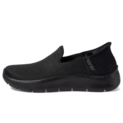 Afbeelding van Skechers Baskets Go Walk Flex Relish à enfiler mains libres pour femme, noir/blanc, 8.5 UK Wide
