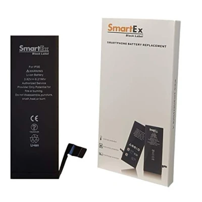 Afbeelding van Smartex® Black Label Batterij compatibel met iPhone SE 1624 mAh 2022 jaar 2 garantie