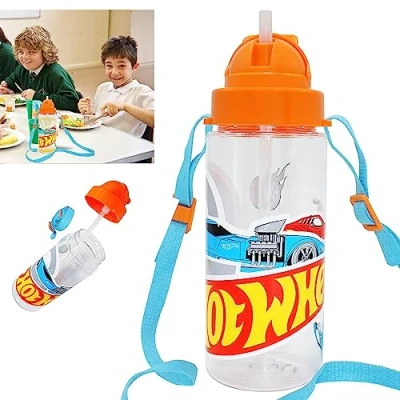 Afbeelding van Hot Wheels Tritan Drinkfles met gesp 500 ml.