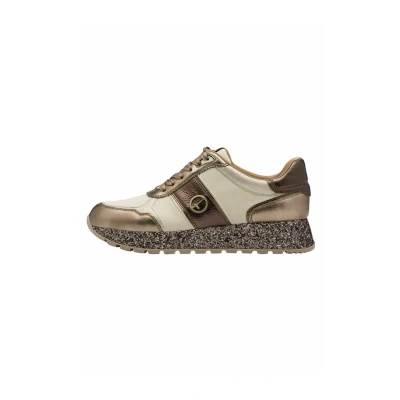 Afbeelding van Tamaris Dames 1 23727 42 Sneakers voor dames, Champagne Glam, 37 EU