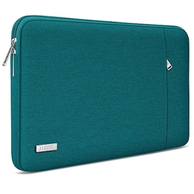 Afbeelding van TECOOL beschermhoes 13 inch voor 13,6 MacBook Air M3 M2 2024 2022, Pro/Air M1 2022 2016, 12,3 Surface Pro 9 8 7 6 5 4, XPS 13, laptoptas, groenblauw