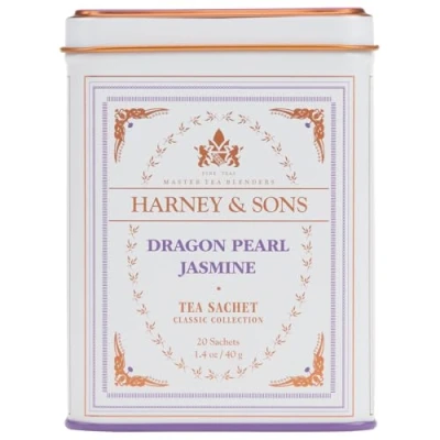Afbeelding van Harney &amp; Sons Classic Dragon Pearl Jasmine Tea, 20 theezakjes, 1,4 oz