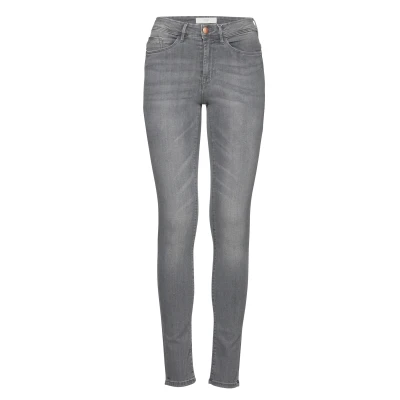 Afbeelding van ICHI Iherin Izaro Light GRAY Jeans Skinny Fit, Dames, Maat: 28, grey