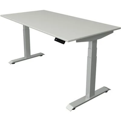 Afbeelding van Kerkmann Zit sta bureau Move 4 licht grijs 160x80cm elektrisch