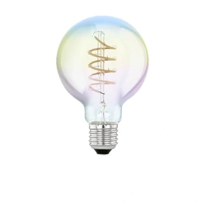 Afbeelding van LED lamp E27 4W G80 2000K filament iriserend dim