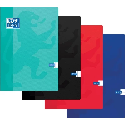Afbeelding van Schrift Oxford School A4 lijn 72blz 90gr assorti