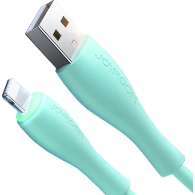 Afbeelding van USB Lightning Joyroom S 2030M8 3A 2m kabel groen