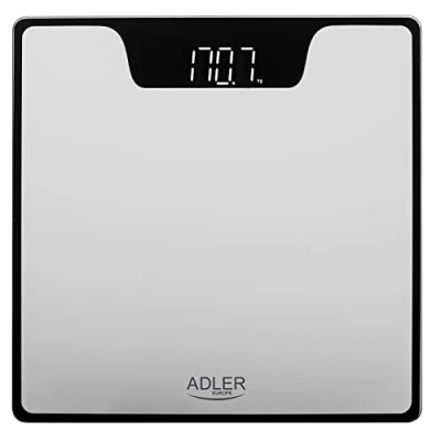 Afbeelding van adler AD 8174s Personenweegschaal Zilver met led display