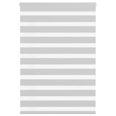 Afbeelding van vidaXL Zebra rolgordijn 105x150 cm stofbreedte 100,9 lichtgrijs