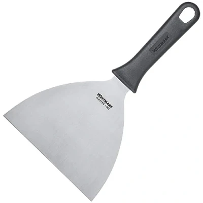 Afbeelding van Westmark Professionele schraper, recht, stijf, gesloten lemmet: 15 x 13 cm, lengte: 26 RVS/kunststof, Master Line, zwart/zilver, 13312270