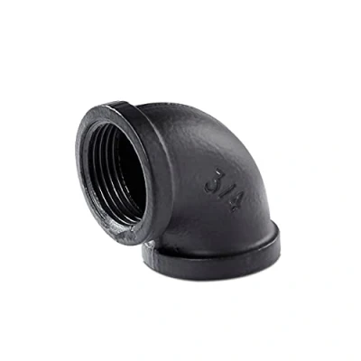 Afbeelding van pamo Hoekverbinding van gietijzer 90 3/4 inch voor doe het zelf kledingstang in industrieel loft design hoek waterslang met poedercoating zwart kledingkast/kledingkast