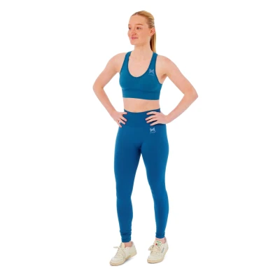 Afbeelding van Xtreme Sportswear Dames Sportset Sportlegging + Sporttop Blauw L