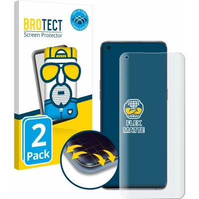 Afbeelding van BROTECT Screenprotector voor Oppo Find X5 Pro Folie Beschermfolie matte volledig dekking (2 Stuks)