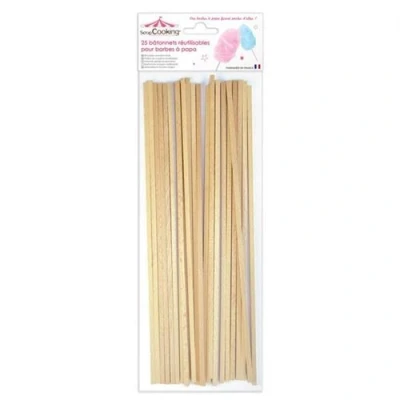 Image de 25 bâtonnets pour Barbe à papa ScrapCooking