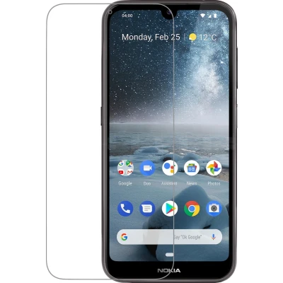 Afbeelding van Azuri screenprotector met vlak verhard glas RINOX ARMOR Voor Nokia 4.2 Transparant