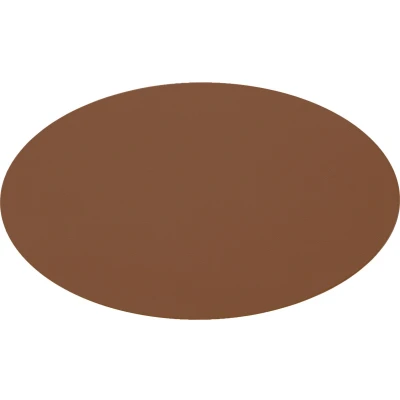 Afbeelding van J Line Rond placemat kunststof cognac 6x