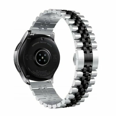 Afbeelding van Stalen band Zilver / zwart Xiaomi Mi Watch S1 Pro Active S2