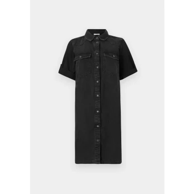 Afbeelding van Noisy May Nmnew Dress Spijkerjurk, Dames, Maat: Small, Black