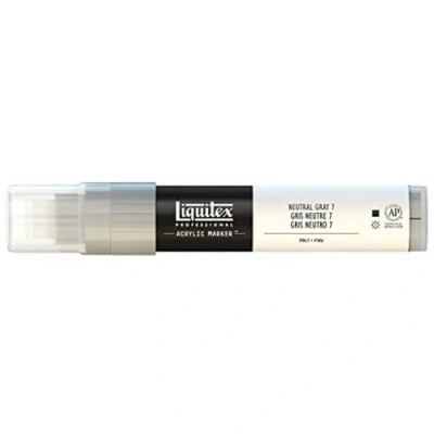 Afbeelding van Liquitex Marker, brede punt, neutraal grijs, nr. 7