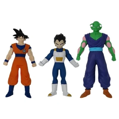 Image de Figurine extensible DRAGON BALL Pack de 3 MONSTER FLEX