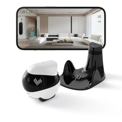 Afbeelding van Enabot EBO AIR 2 Dove White (2304 x 1296 Pixels), Netwerkcamera, Wit