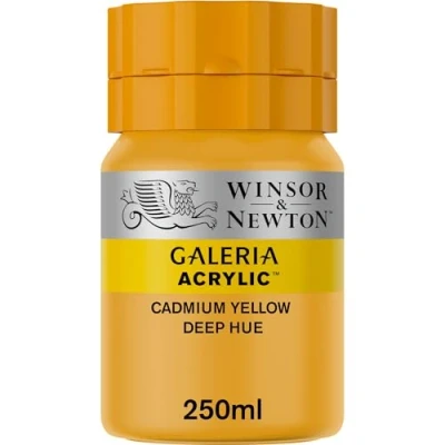 Afbeelding van Winsor &amp; Newton Galeria Acrylverf 250ml Cadmium Yellow Deep Hue
