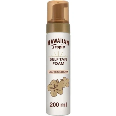 Afbeelding van Hawaiian Tropic Sunless Tan Foam Light/Medium 200ml