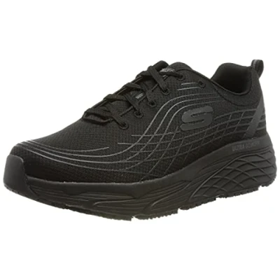 Afbeelding van Skechers Elite SR, meisjes sneakers, zwart.