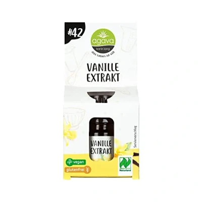 Afbeelding van AGAVA Biologisch vanille extract in blisterverpakking 4,5 ml