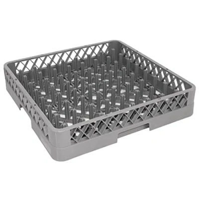Afbeelding van Vogue Vaatwassermand/bordenrek, grijs, afmetingen: 100 (H) x 500 (B) (D) mm, voor kopjes, schalen en containers, sneldrogend, commercieel thuisgebruik, K909