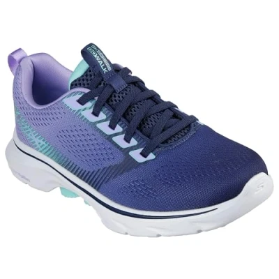 Afbeelding van Skechers Go Walk 7 Hailey Sneakers voor dames, Navy Blauw
