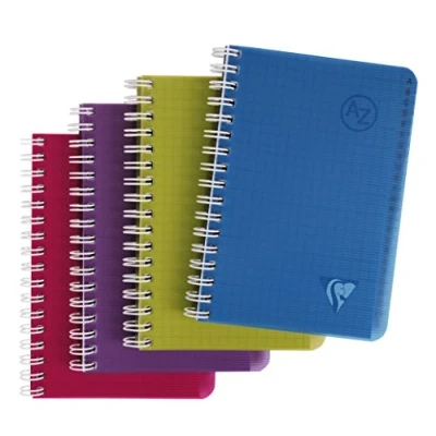 Afbeelding van Clairefontaine Linicolor Intense 329225C adresboek, geruit, 95 x 140 mm, 50 vellen