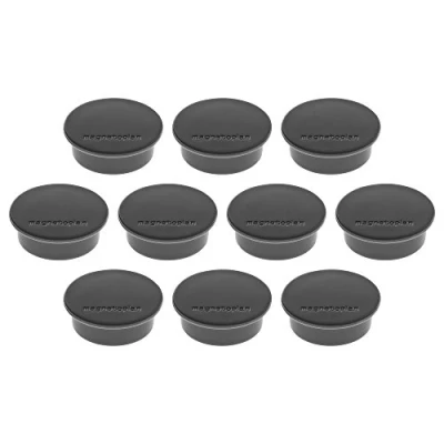 Image de magnetoplan Discofix aimant rond &quot;color&quot; , noir