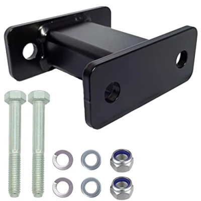 Afbeelding van XIMPLIO Aanhangerkoppelingsverlenging 125 mm adapter voor AHK flenskogel 2 gaats 90