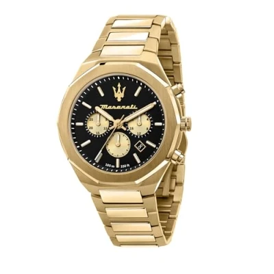 Afbeelding van Maserati Chronograaf goldcoloured, Maat: One Size, Gold coloured