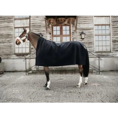 Image de Kentucky Couverture Polaire Heavy Square Noir 140 x 120