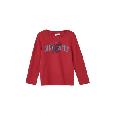 Afbeelding van s.Oliver Longsleeve voor kinderen, Maat: 104/110, Korallrot