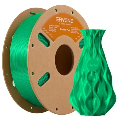 Afbeelding van ERYONE PLA filament voor 3D printer, diameter 1,75 mm +/ 0,03 mm, 1 kg / spoel Groen