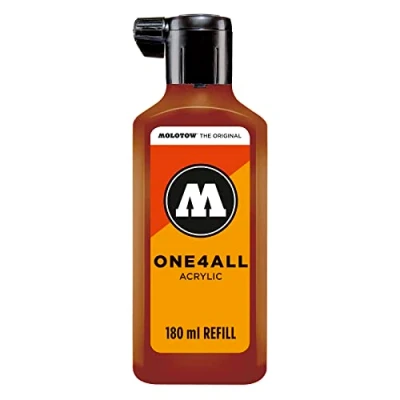 Afbeelding van Molotow ONE4ALL™ 180ml Roodbruine navul Inkt op acrylbasis