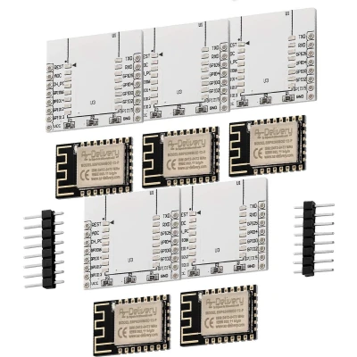 Afbeelding van AZDelivery 5 x ESP8266 ESP 12F Verbeterde Versie naar 12E WLAN WIFI Module compatibel met Adapter Board Arduino