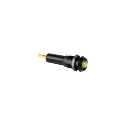 Afbeelding van Led Lamp 12V Groen Knipperend Zwarte Behuizing