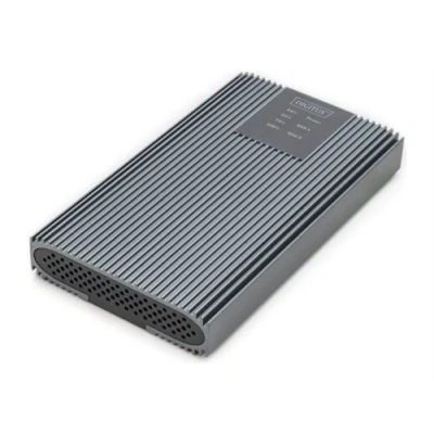 Image de DIGITUS Boitier externe 20 Gbps, fonction de clonage, aluminium, sans outil M.2 NVMe Card USB C 3.2 (Gen 2) pantone 430